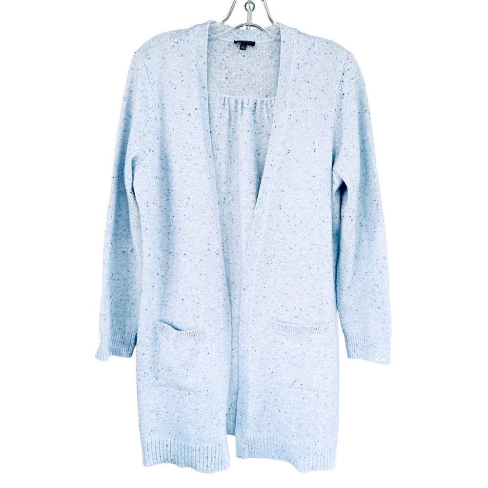Talbots light blue open cardigan -  super soft. Size L. BMWOT. Never worn.